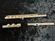 Powell Signature Hand Made Commercial Model Flute – Solid Silver #1680